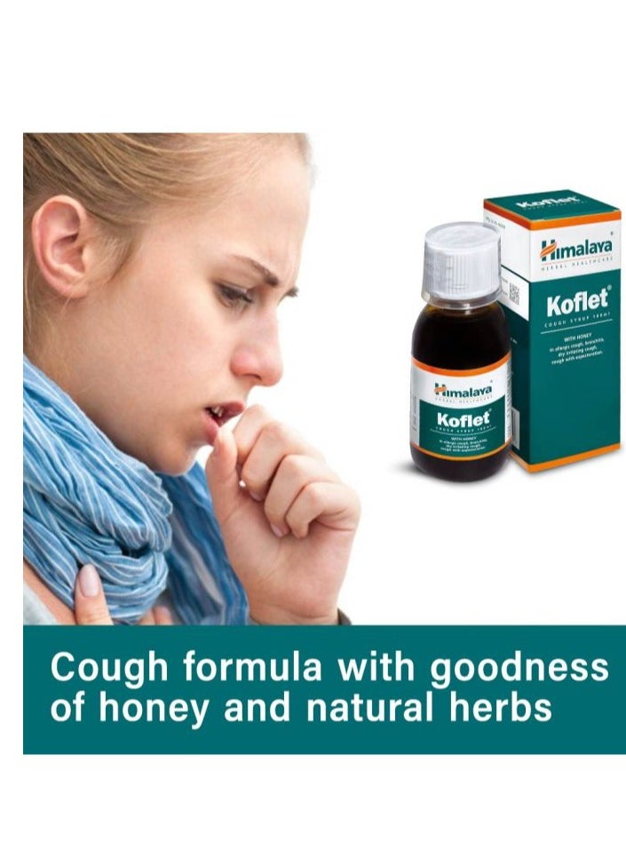 Himalaya Koflet Cough Syrup 100 mL  - Image 3