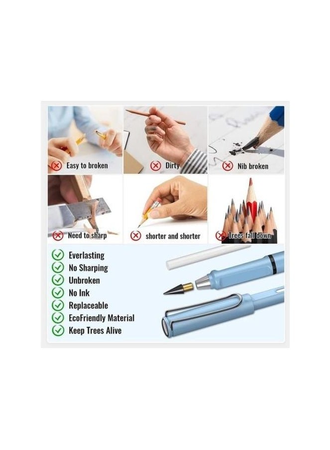 قلم رصاص سن سيراميك لا ينتهي ٣ قطع - قد يختلف اللون - Image 5