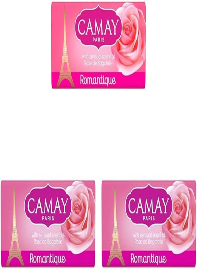 Camay Bar Soap Romantique 115G (Pack of 3)