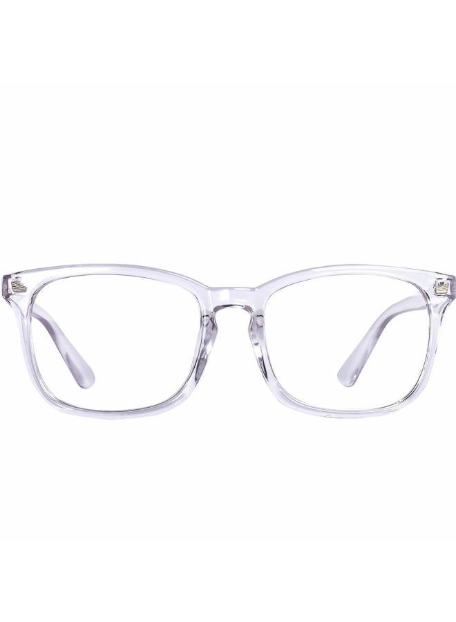 MAXJULI Maxjuli Blue Light Blocking Glasses,Computer Reading/Gaming/TV/Phones Glasses for Women Men(Transparent)  - Image 1