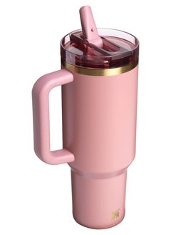 Stanley Quencher ProTour Flip Straw Tumbler with Leakproof Lid 40 oz | Built-In Straw & Handle | Cupholder Compatible for Travel | Insulated Stainless Steel Cup | BPA-Free  - Image 2