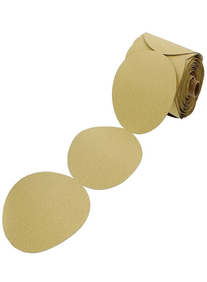 ABN 180 Grit Sandpaper Roll - 6 Inch Round Sanding Discs Aluminum Oxide Sandpaper Discs with Adhesive Back, 100Pc - Image 3