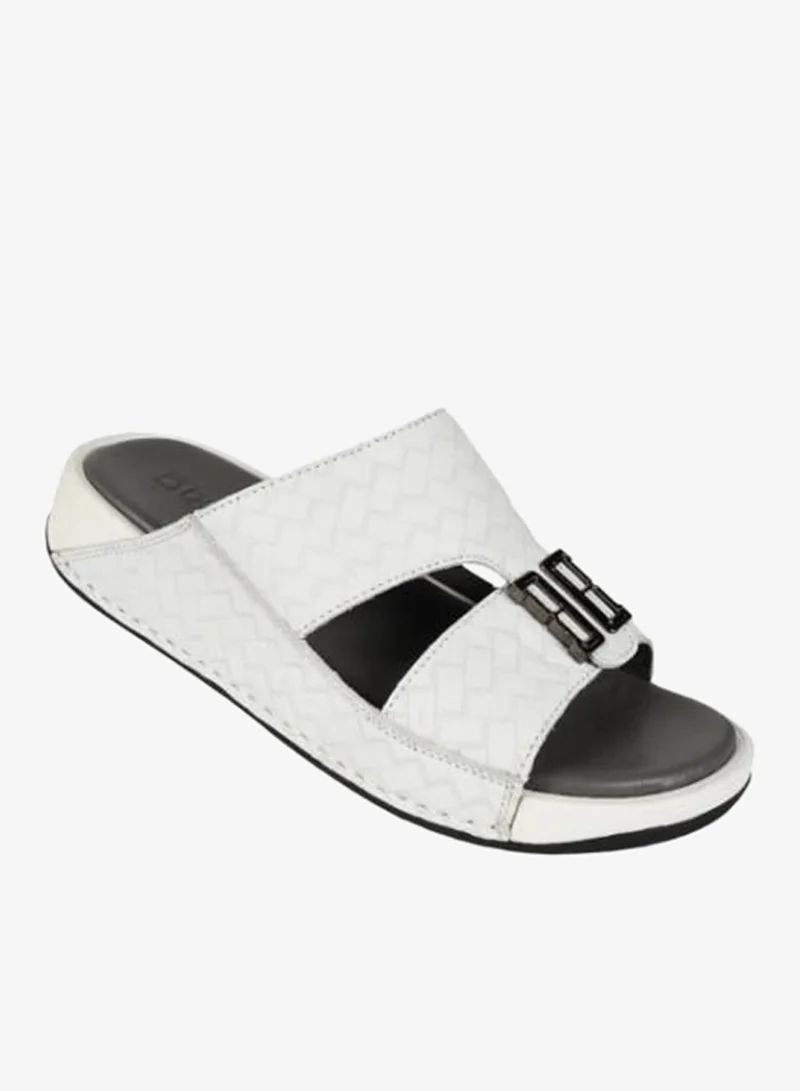 barjeel uno 008-3475 Barjeel Mens Casual Sandals 2368-1 White