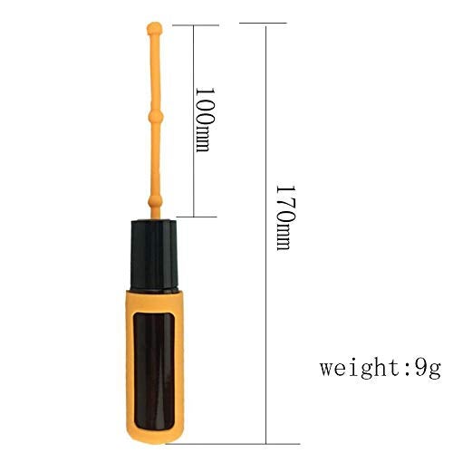 Natuworld 6 Pcs Silicone Roller Bottle Holder Sleeve Essential Oil Perfume Bottle Carrying Case Protector Travel Protective Cover Case Hang Rope 10ml Oil Bottle Color Random - Image 3