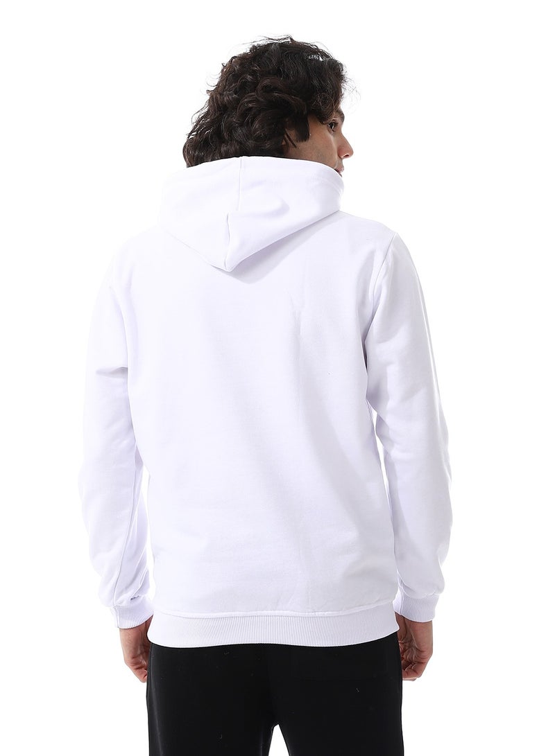 Andora White Long Sleeves Fleeced Hoodie_White - Image 3