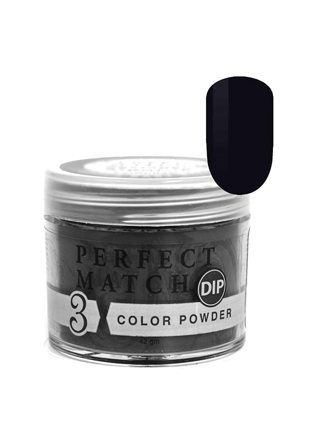Lechat Nail Dipping Powder Black Velvet 42g, Dip Acrylic Powder Nail Art Manicure System by Perfect Match PMDP030