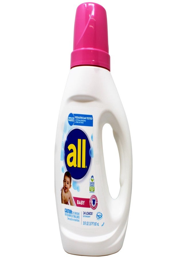All Liquid Laundry Detergent, Gentle for Baby, 24 Loads, 30 fl oz - Image 4