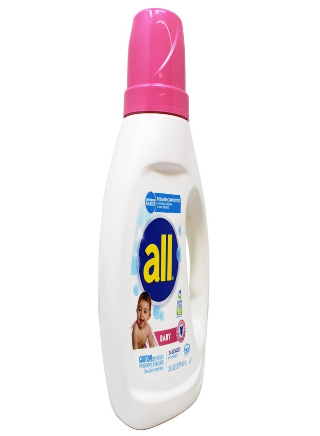 All Liquid Laundry Detergent, Gentle for Baby, 24 Loads, 30 fl oz - Image 2