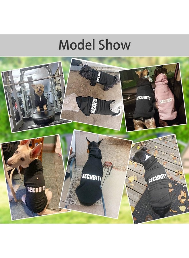 بينج بت سترة BINGPET Security Dog Hoodies Puppy Sweater معاطف الكلاب في الطقس البارد من الصوف الناعم الممشط ملابس الحيوانات الأليفة سترة بغطاء للرأس للكلاب والقطط كبيرة الحجم (محيط الصدر 28 بوصة) - Image 5
