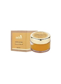 MELLOW Herbals Ayurvedic Vanilla Lip Cure (12Gm) for Dry & Chapped Lips | Soft & Moisturised Lips with Almond Wheat Germ & Olive Oil | Ayush Certified | GMO Paraben and Silicone Free  - Image 2