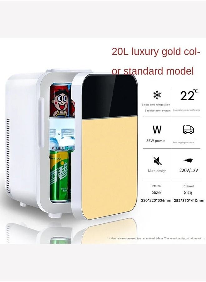 Arabest - 20L Car Household Refrigerator,Small Refrigerator Outdoor Thermal Insulation Refrigeration,Portable Mini Freezer Cooler and Heater Box - Image 1