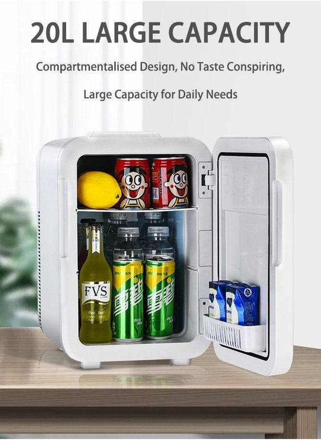 Arabest - 20L Car Household Refrigerator,Small Refrigerator Outdoor Thermal Insulation Refrigeration,Portable Mini Freezer Cooler and Heater Box - Image 1