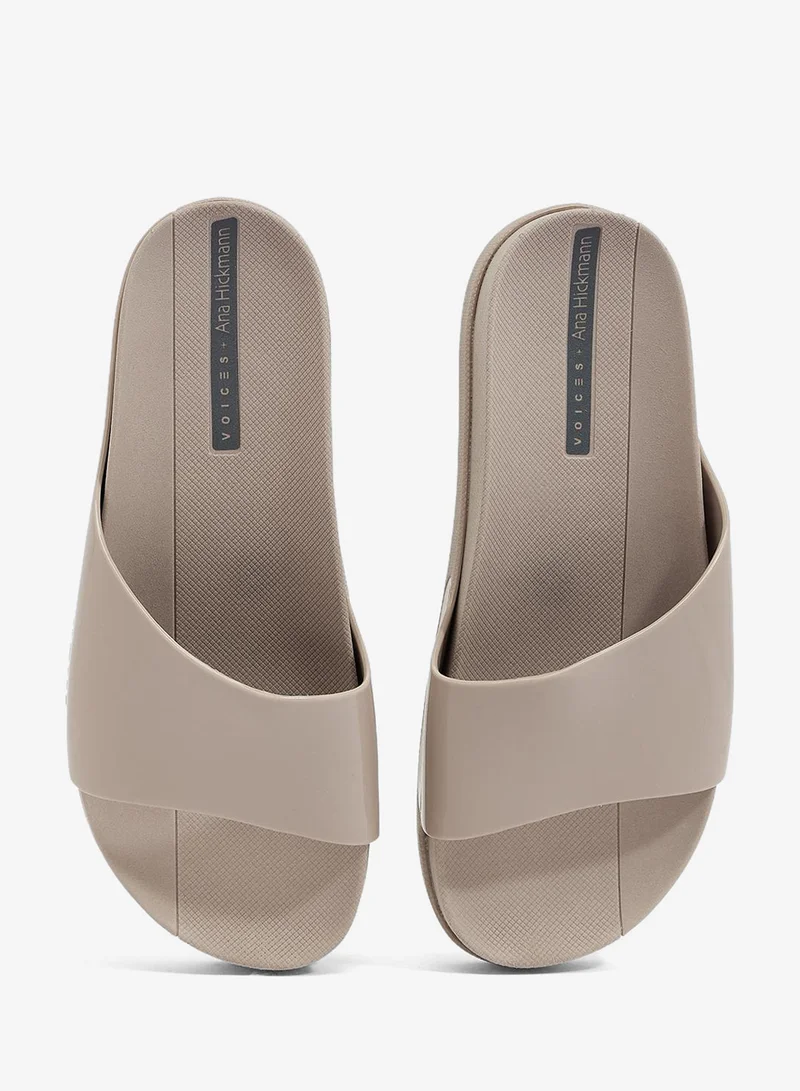 Voices Beige-Beige Slide Soul  Women'S Anti Slip Sole  Sandals - Beige for Women | Best Price UAE