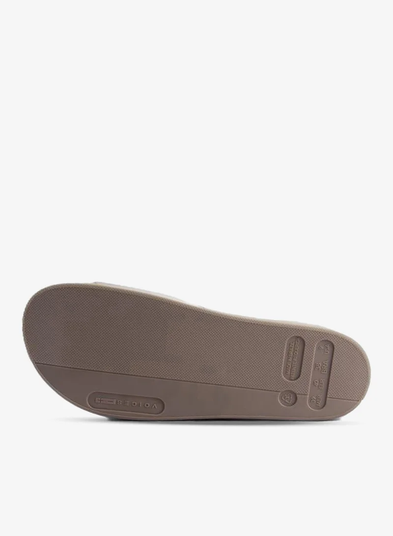 Voices Beige-Beige Slide Soul  Women'S Anti Slip Sole  Sandals - Beige for Women | Best Price UAE