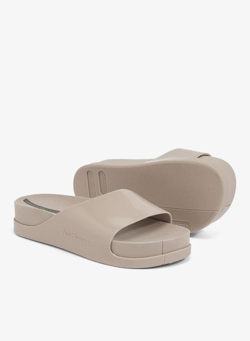 Voices Beige-Beige Slide Soul  Women'S Anti Slip Sole  Sandals - Beige for Women | Best Price UAE