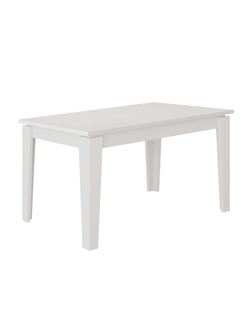 Mourah Home Tolmen Extendable Dining Table L 140 X W 80 - White  - Image 5