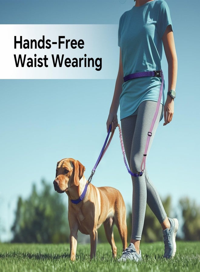 كيوكيو بيتس طوق كلاب QQPETS بدون استخدام اليدين، طوق خصر قابل للتعديل للمشي مع الكلاب، طوق جري متعدد الاستخدامات للكلاب مع مشبك حزام أمان السيارة للكلاب المتوسطة والكبيرة - Image 2