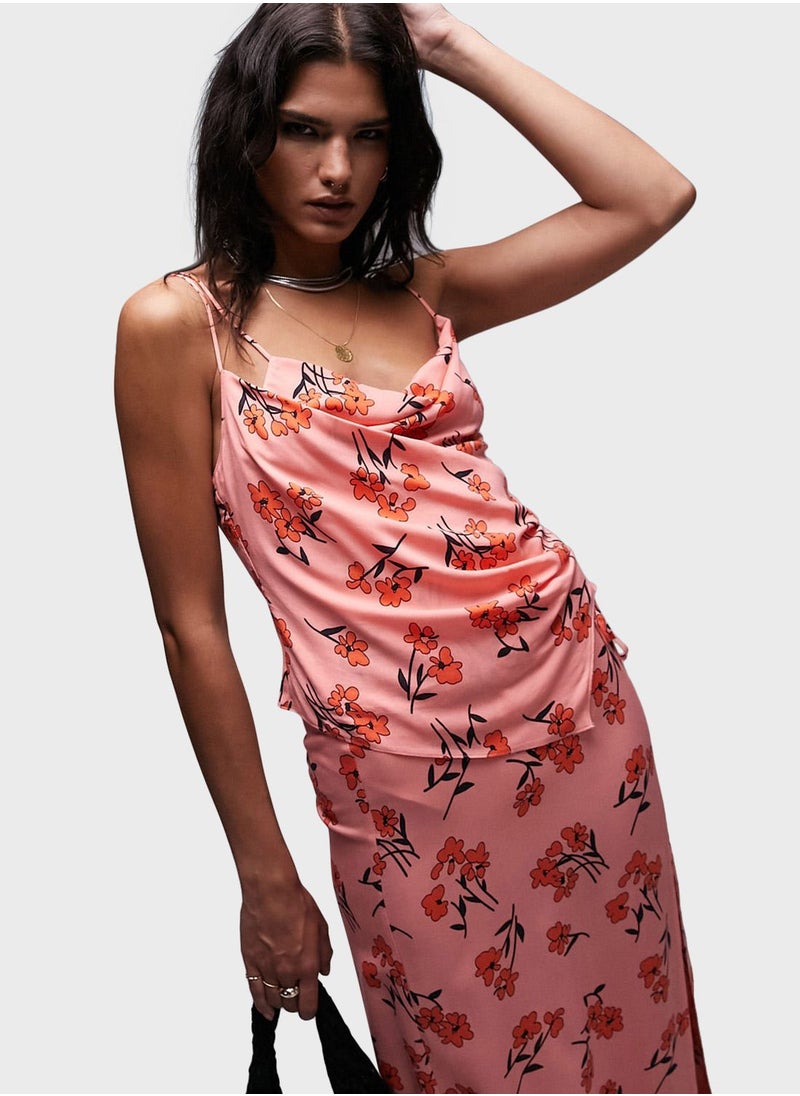 TOPSHOP Floral Print Cami Top  - Image 4