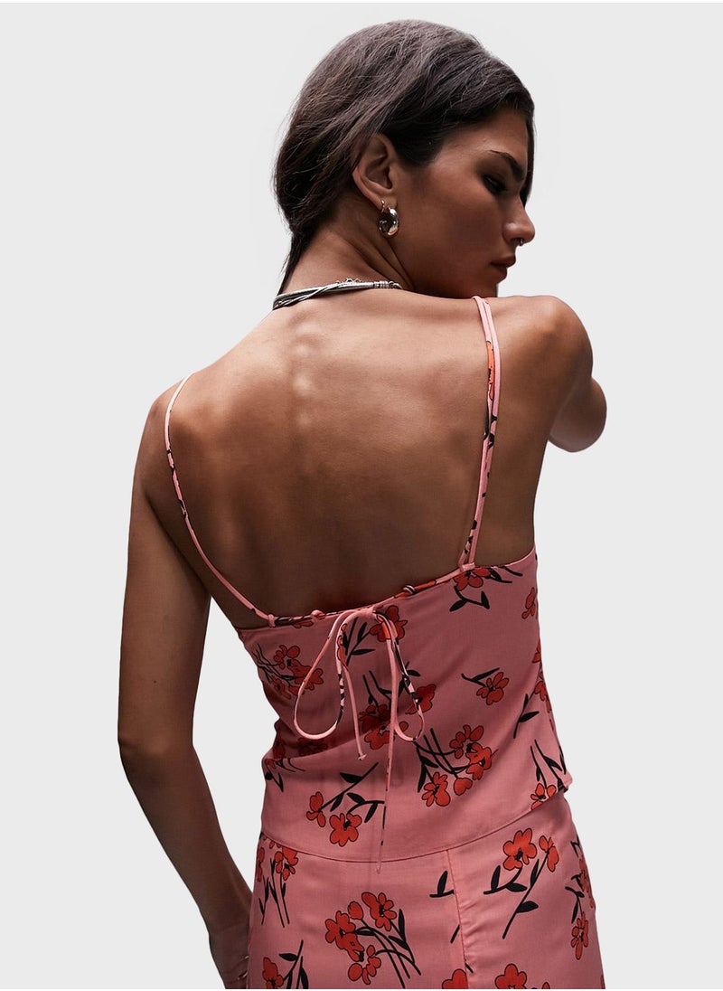 TOPSHOP Floral Print Cami Top  - Image 2
