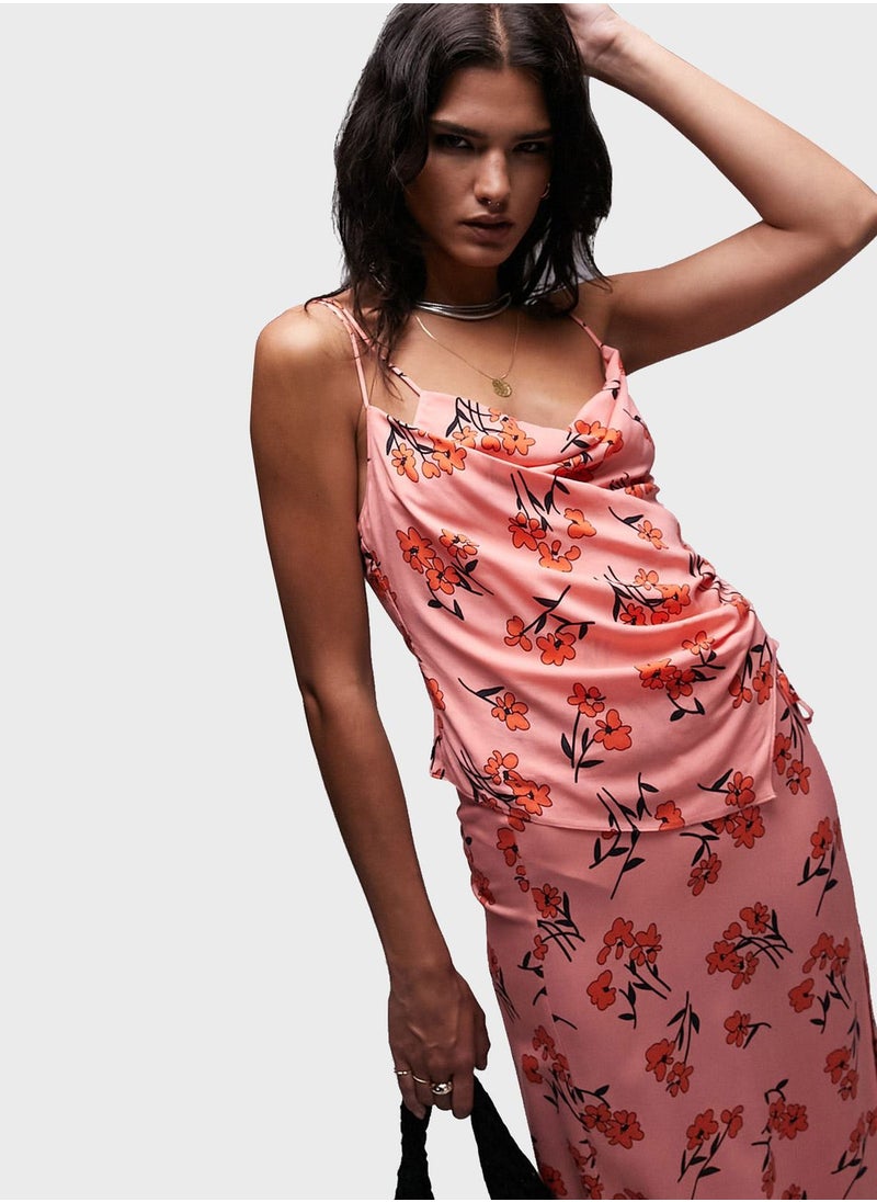 TOPSHOP Floral Print Cami Top  - Image 5