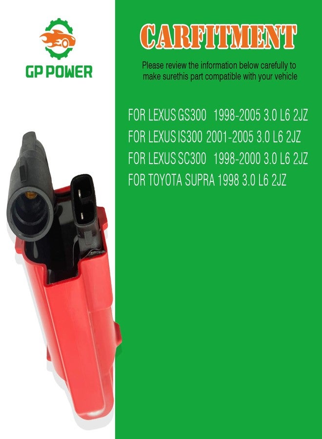 GP POWER High Performance Ignition Coil 90919-02216 9091902216 UF228 UF-228 C1153 Set of 3 Compatible With Lexus GS300 IS300 SC300 Toyota Supra 3.0L L5 2JZ - Image 4