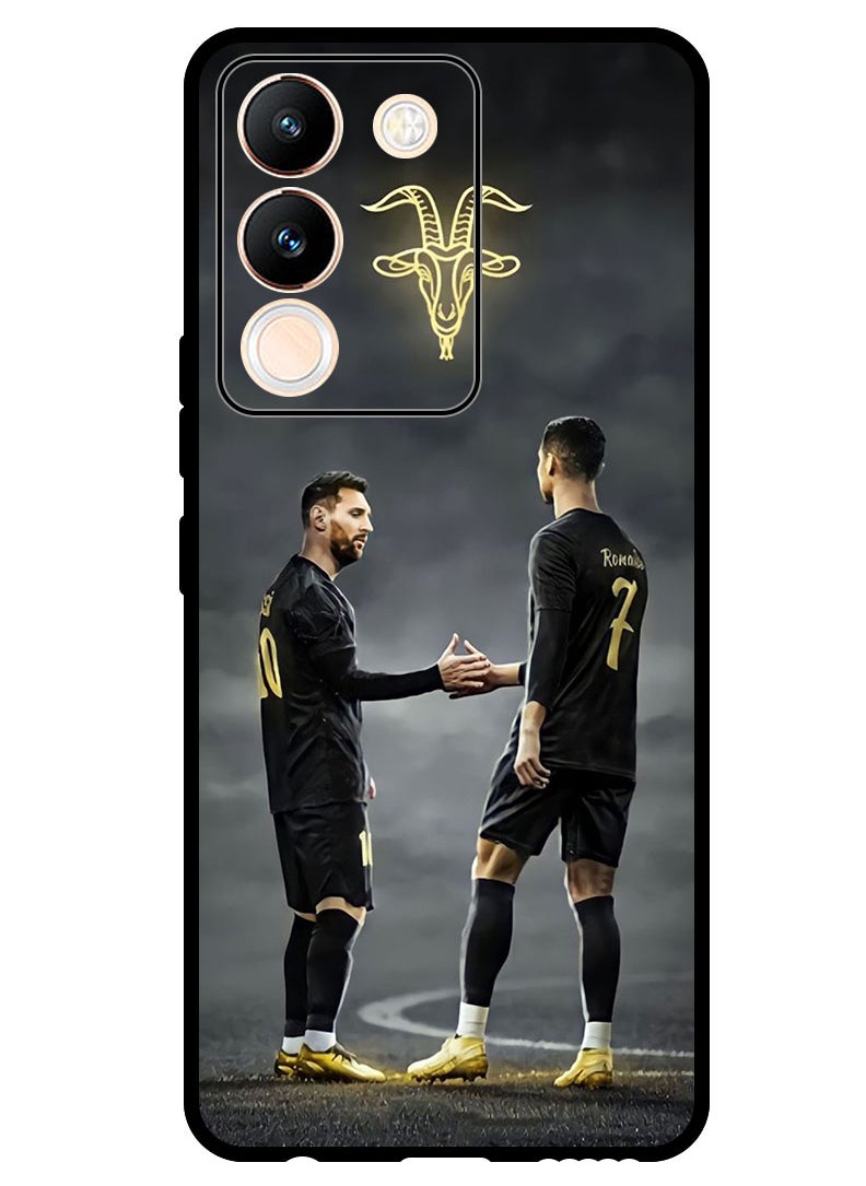 Theodor - Protective Case Anti Scratch Shock Proof Bumper Cover For Vivo V29e Messi Ronaldo Goat - Image 1
