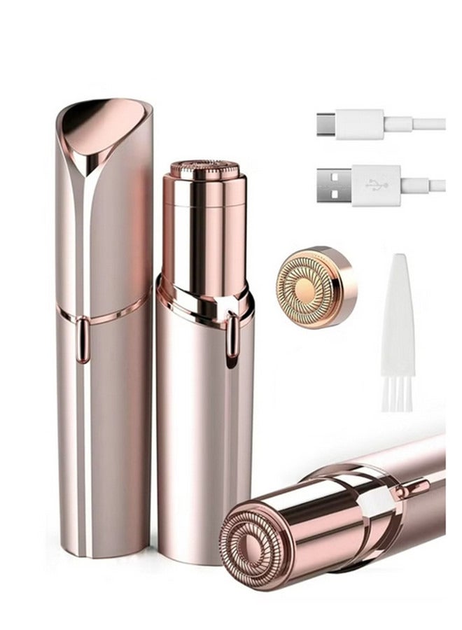 Facial Hair Removal for Women, Painless Epilator Hair Remover Device,Face Shaver USB Rechargeable Face Electric Razor Trimmer for ladies Lip, Chin, Arms - Image 1