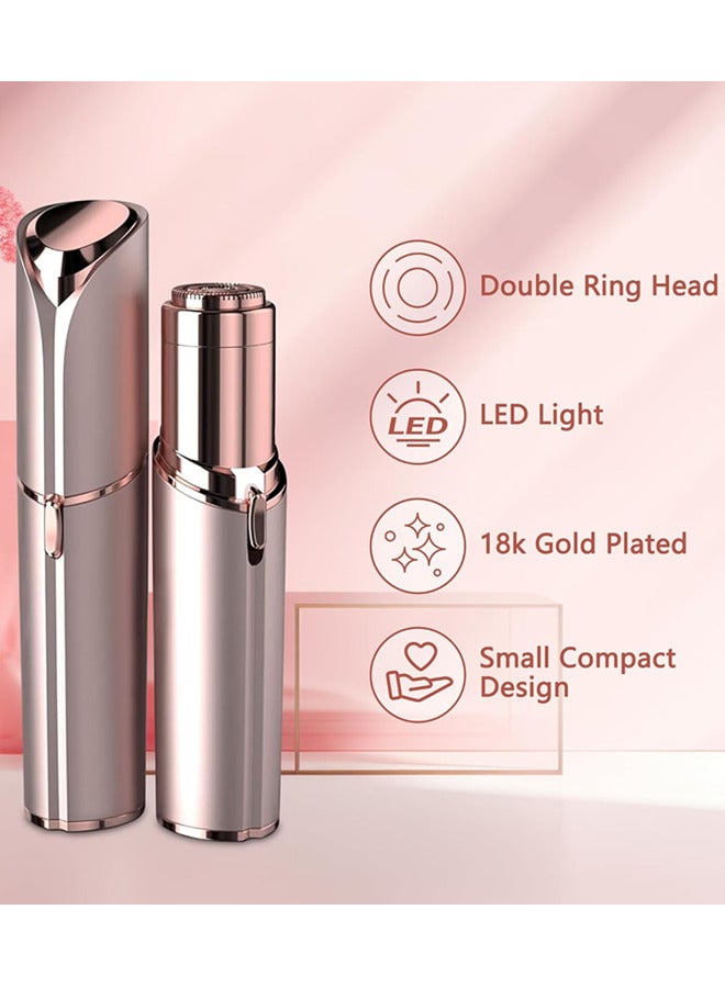 Facial Hair Removal for Women, Painless Epilator Hair Remover Device,Face Shaver USB Rechargeable Face Electric Razor Trimmer for ladies Lip, Chin, Arms - Image 2