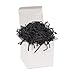 AVIDITI Crinkle Cut Paper Shred Filler 10 lb Case Shredded for Box Package Stuffing Bag Packing Gift Wrapping Basket Shreds Confetti Holidays Crafts and Decoration Black - Image 1