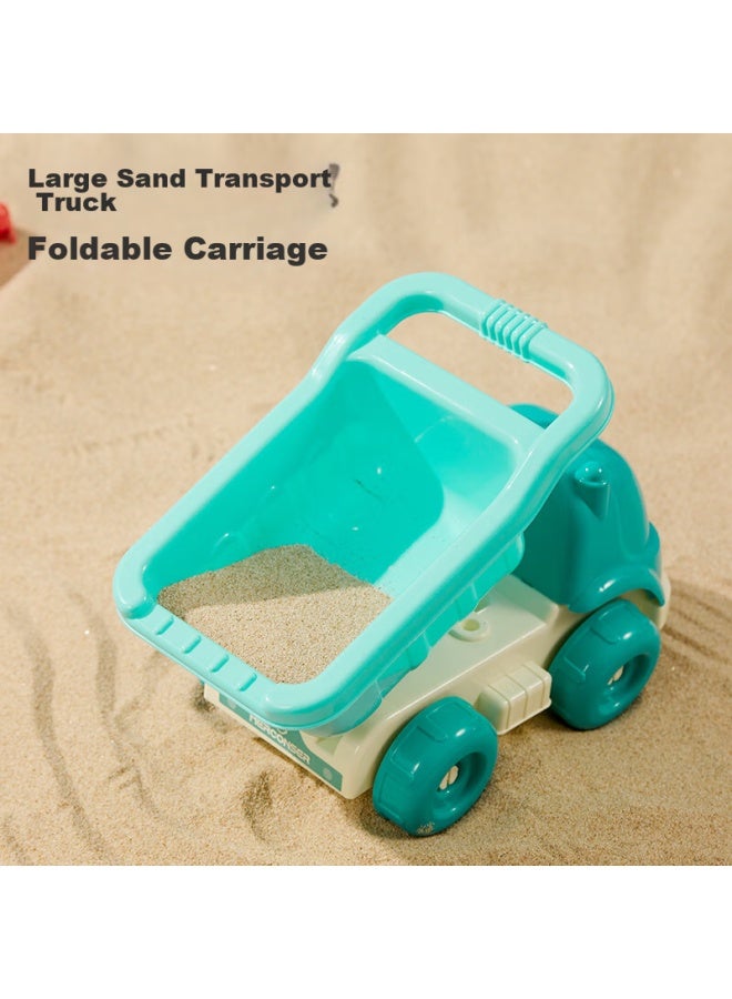 Dimoarch Children's Beach Toys Sand Digging Tools Set Of 20 Summer Outdoor Seaside Sand Play Water Toys Beach Bucket Sand Clock Shovel Beach Car Birthday Gift - Image 4