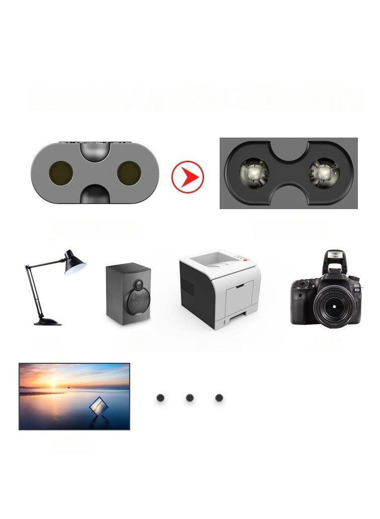 2-pin AC power cord, AC wall plug 13A figure 8 power cord - Image 5