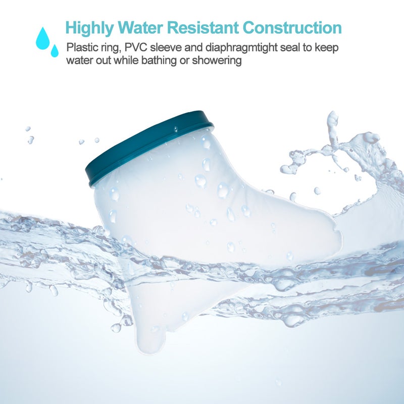 Waterproof Hand Cast Cover for Shower Adult Bath Watertight Wrist Wound Protector Resuable Bandage Sleeve Bags for Broken Hand, Wrist, Fingers, Surgery Burns - Image 4