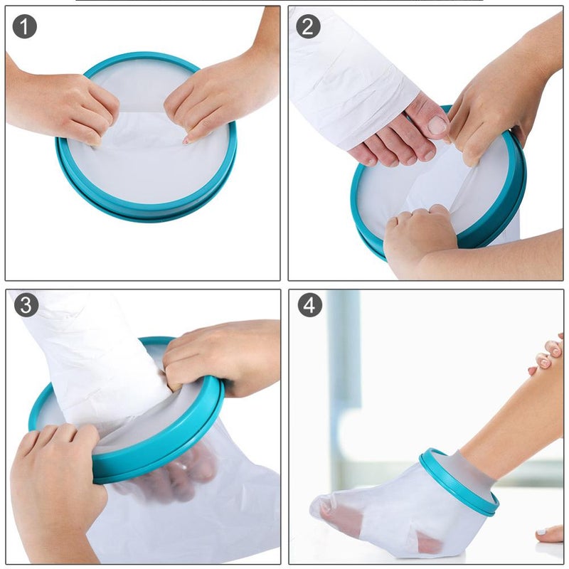 Waterproof Hand Cast Cover for Shower Adult Bath Watertight Wrist Wound Protector Resuable Bandage Sleeve Bags for Broken Hand, Wrist, Fingers, Surgery Burns - Image 3