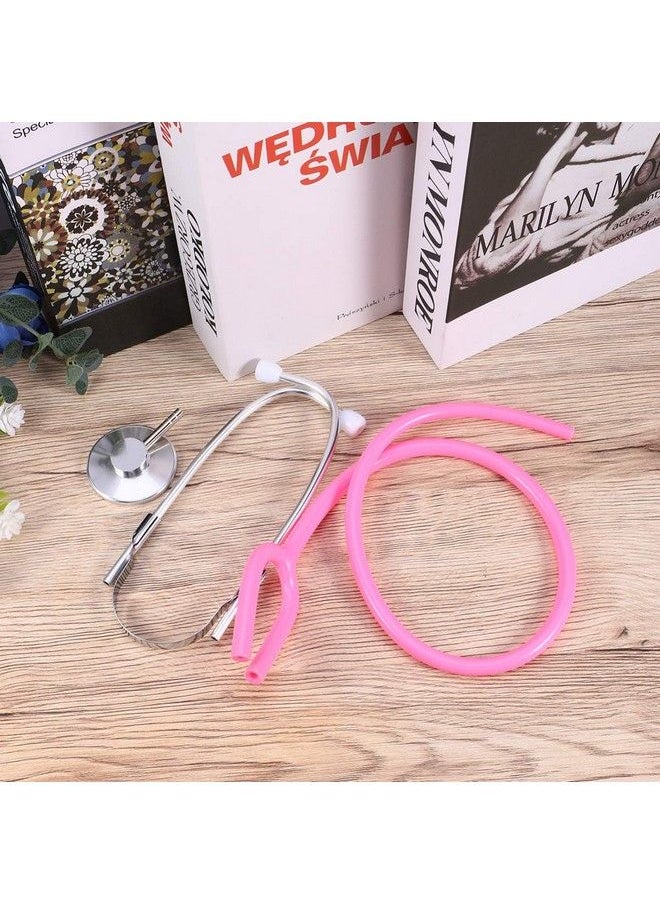 NUOBESTY - Kids Stethoscope Simulation Medical Equipment Play Toy Real Working Nursing Stethoscope For Kids Role Play Virtual Stethoscope Play Doctor Set For Kids ( Pink ) - Image 1