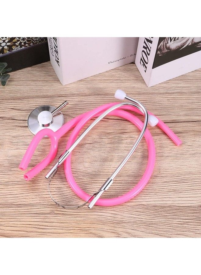NUOBESTY - Kids Stethoscope Simulation Medical Equipment Play Toy Real Working Nursing Stethoscope For Kids Role Play Virtual Stethoscope Play Doctor Set For Kids ( Pink ) - Image 1