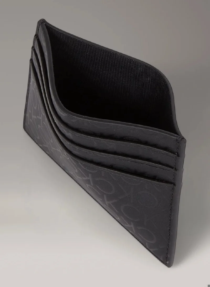 Calvin Klein Industrial Mono Black Logo Cardholder for Men | Best Price UAE