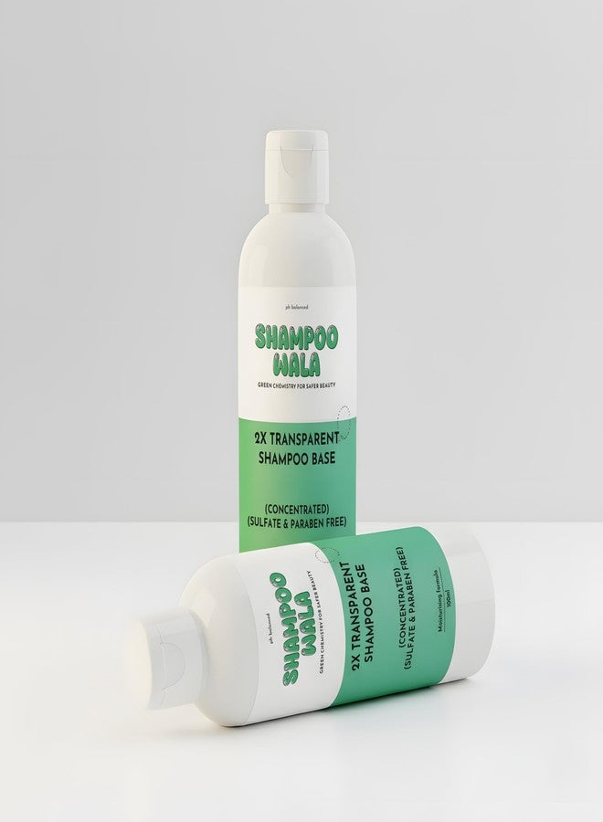 SHAMPOO WALA 2x Concentrate Transparent Shampoo Base Concentrate | PARABEN FREE | SULFATE FREE | GMO FREE | DESIGNED FOR PREMIUM HERBAL SHAMPOO (Ratio 1:1) | DIY your own Skincare (100 ml) - Image 2
