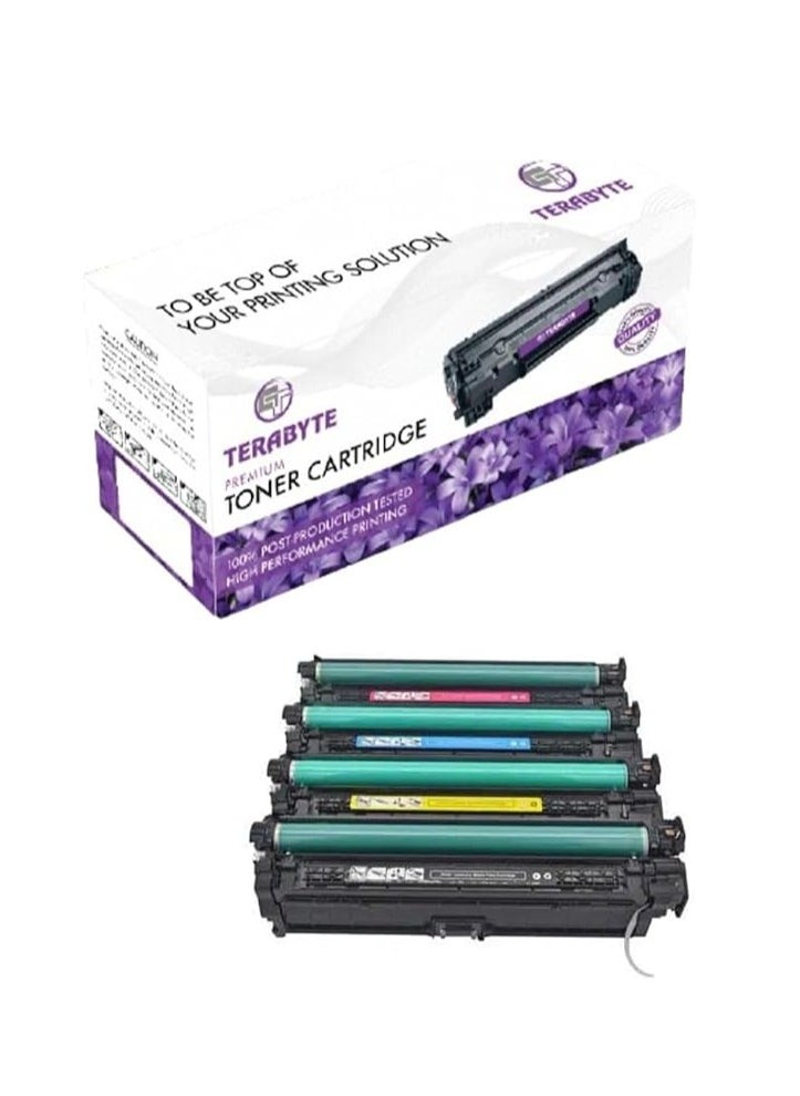 Terabyte 064 Compatible Toner Full Set Compatible Toner Cartridge for Use in i-SENSYS LBP 722 Cdw, LBP 732 Cdw, MF 832 Cdw, MF 842 Cdw (Black Cyan Yellow Magenta)  - Image 1