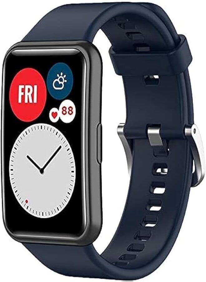 Next - Compatible With:Huawei Watch Fit Replacement Band for Women Men Silicone Sport Band Smart Watch Accessories(No Watch),Silicone by Next store - Image 1
