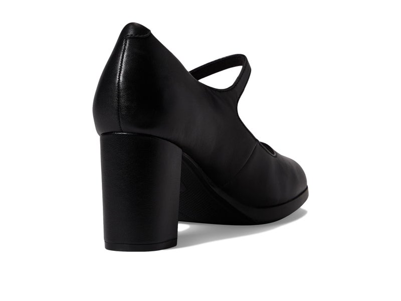 Clarks Women's Bayla Nora Pump, Black Leather, 8.5 - Image 5