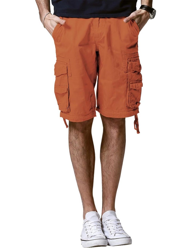 Match Men's Comfort Cargo Short (Label Size 6XL/44 (US 42), 3088 Orange) - Image 3