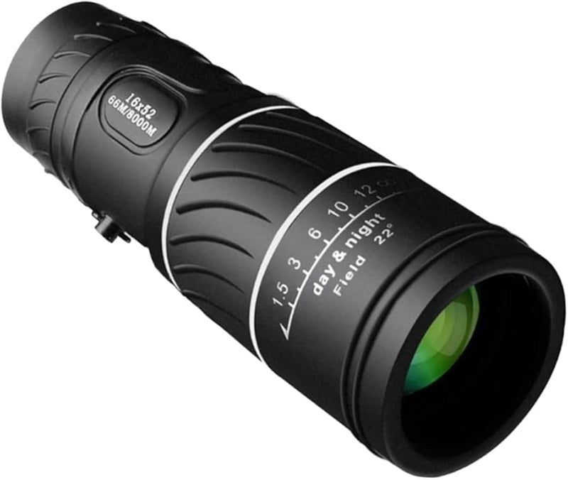 High Magnification 16x52 Monocular Telescope Waterproof Compact Handheld For Adults Outdoor Viewing - Image 1