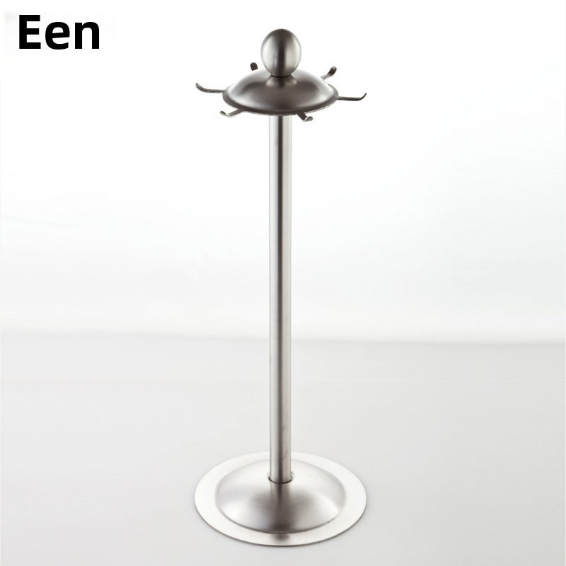 One-piece Heavy-Duty Kitchen Gift 201 six hook rotating frame