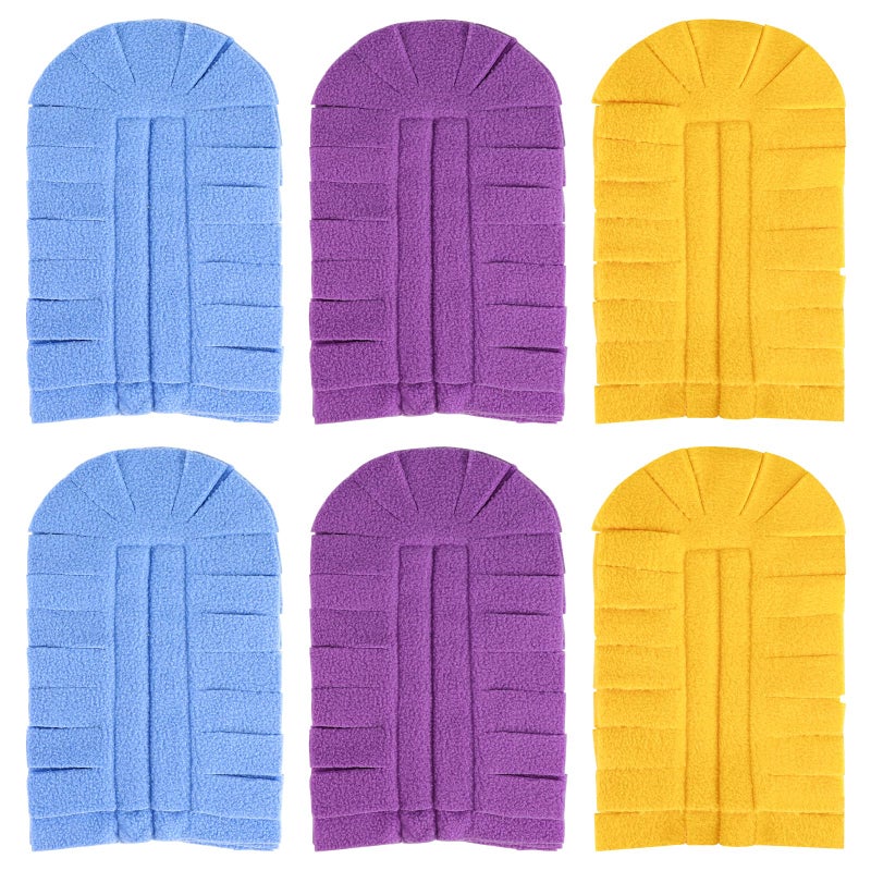 WILERDA Fleece Refills for Swiffer Hand Duster, Duster Refills, Dry Duster - Reusable, 6 Rainbow Colors - Image 1