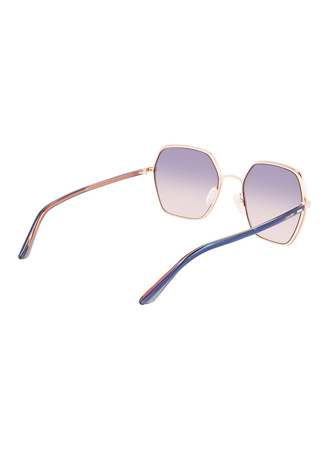 CALVIN KLEIN نظارات شمسية معدنية كاملة الإطار من كالفن كلاين Ck21131S N 5620 (438) زرقاء - Image 4