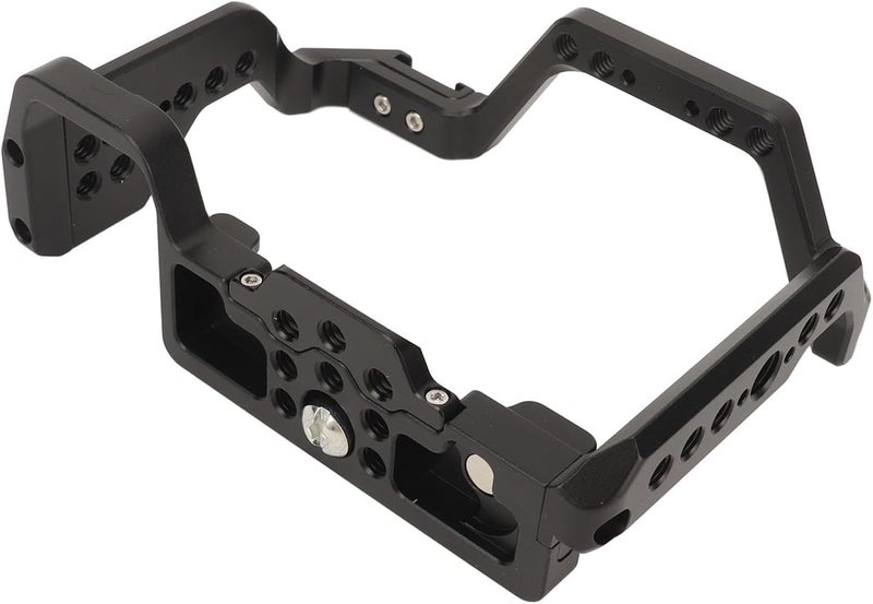 Camera Cage for Z50 Aluminum Alloy Protective Video Rig with 1/4 3/8 Inch Threaded Hole Cold Shoe Mount - Durable Construction, Versatile Mounting Options, Ideal for Outdoor - Image 2