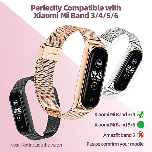 MIJOBS Strap for Xiaomi Mi Band 5 Mi Band 6 Mi Band 7 Breathable Replacement Strap for Band 4/Mi Band 3 Smartwatch Straps Wristband Bracelet for Women Men - Image 2