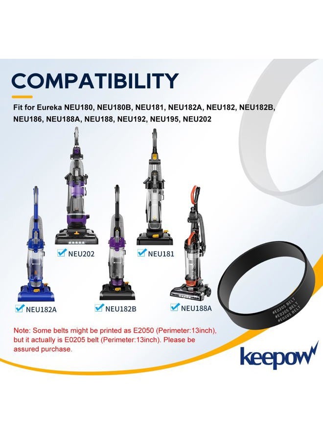 KEEPOW 4 Pack #E0205 Powerspeed Lightweight Vacuum Belts Replacement - Image 2