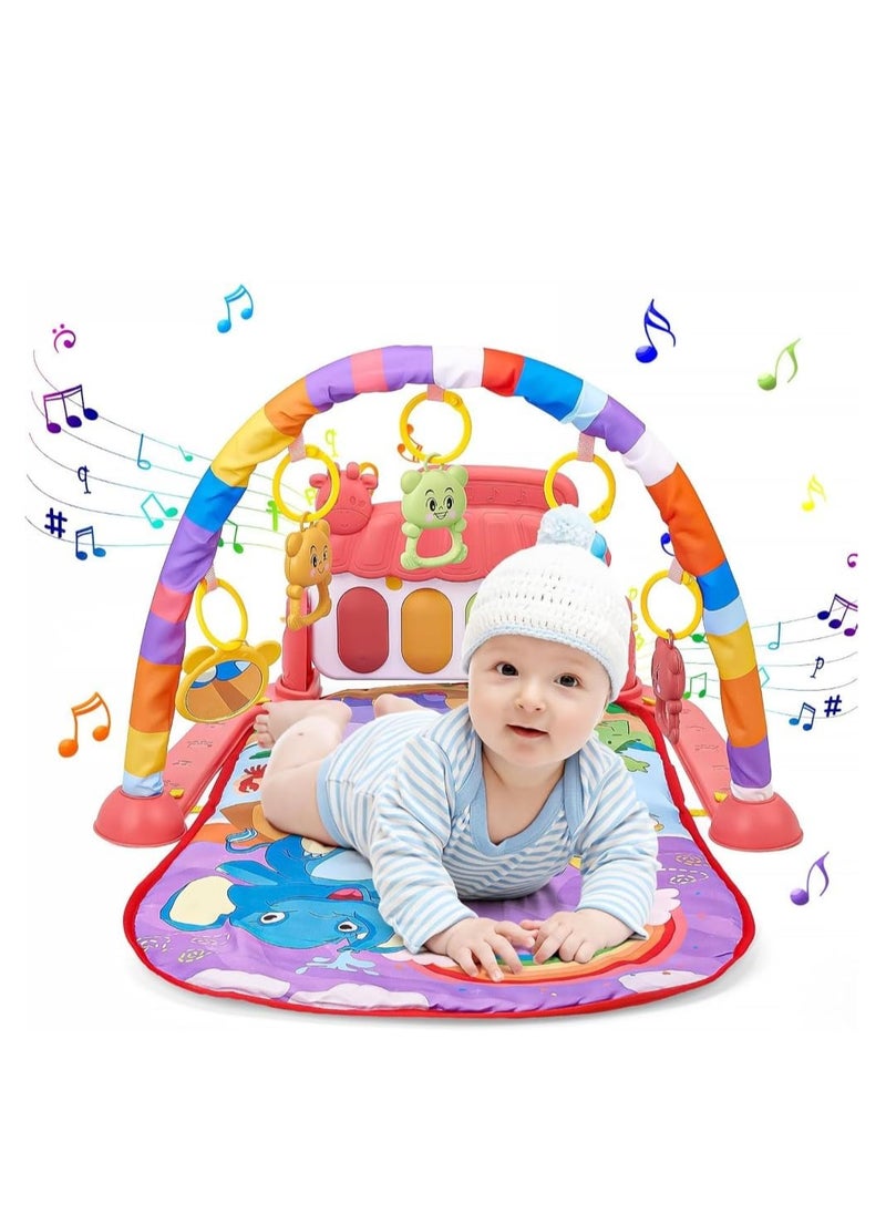 Baby Play Mat, Fun Piano Play Mat for Tummy Time, Baby Activity Mat with 5 Educational Sensory Toys for Infants, Music and Lights, Age 0-9-12 Months Code (B-02) Color (Orange) by TOYS-EGYPT - pzsku/ZCB4C7E12CBED75328093Z/45/_/1733842283/3ce58073-756a-44c0-85dd-956a3f75b560