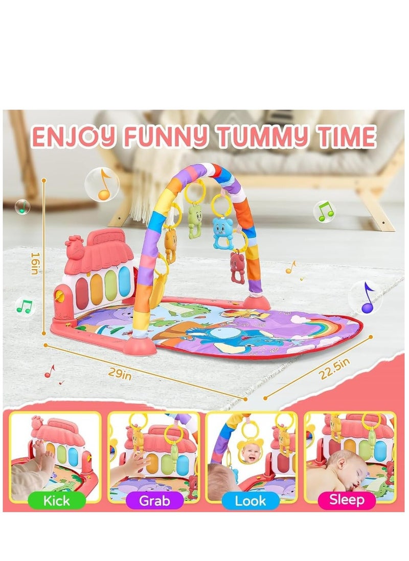 Baby Play Mat, Fun Piano Play Mat for Tummy Time, Baby Activity Mat with 5 Educational Sensory Toys for Infants, Music and Lights, Age 0-9-12 Months Code (B-02) Color (Orange) by TOYS-EGYPT - pzsku/ZCB4C7E12CBED75328093Z/45/_/1733842402/b4b013dd-baa9-4037-b38a-644ddf0da5ac